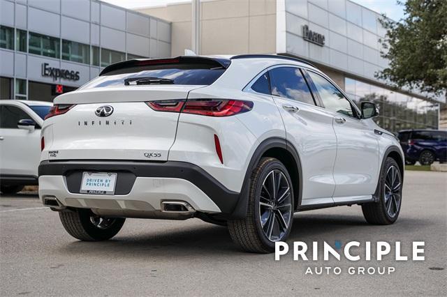 new 2025 INFINITI QX55 car, priced at $55,828