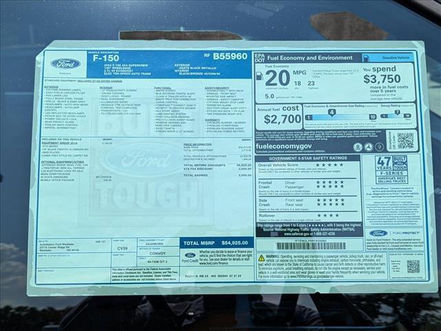 new 2024 Ford F-150 car, priced at $49,898