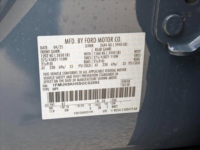 new 2025 Ford Explorer car, priced at $49,401