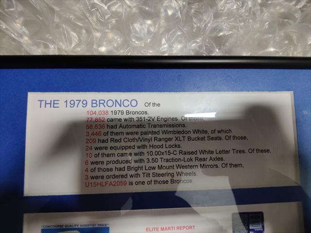 used 1979 Ford Bronco car, priced at $49,995