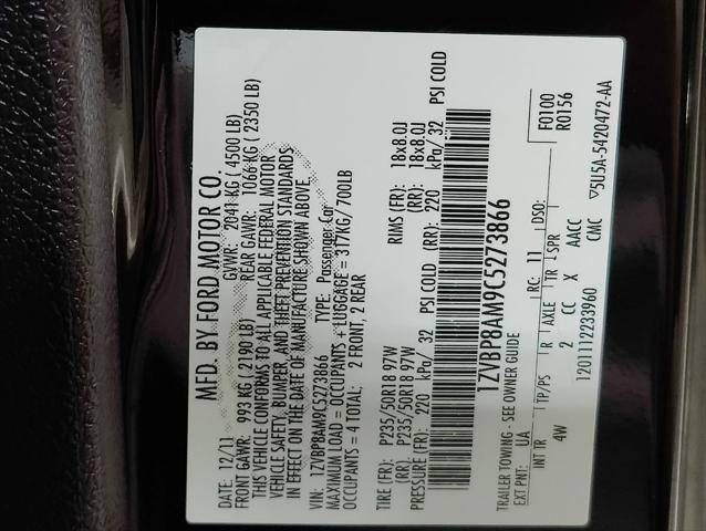 used 2012 Ford Mustang car, priced at $15,995