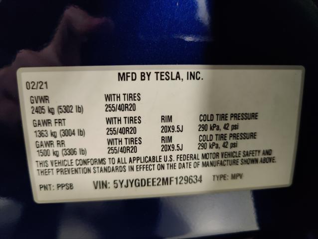 used 2021 Tesla Model Y car, priced at $19,500