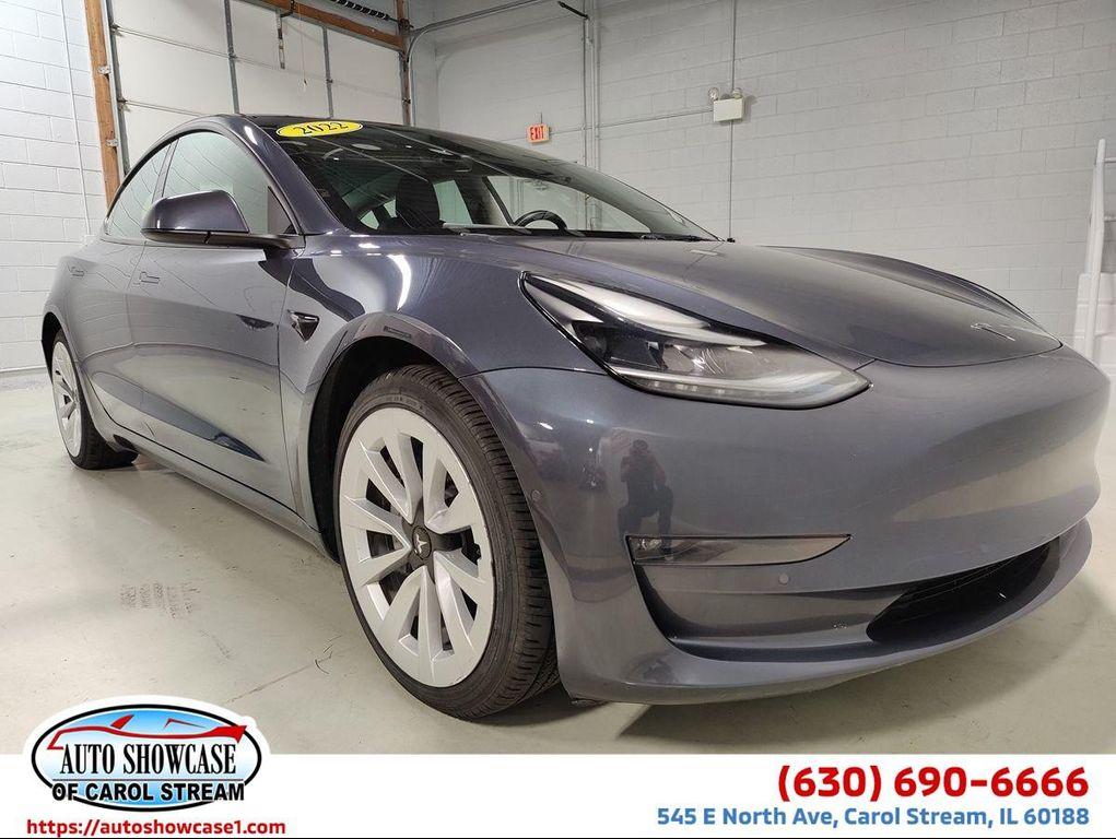 used 2022 Tesla Model 3 car, priced at $20,977