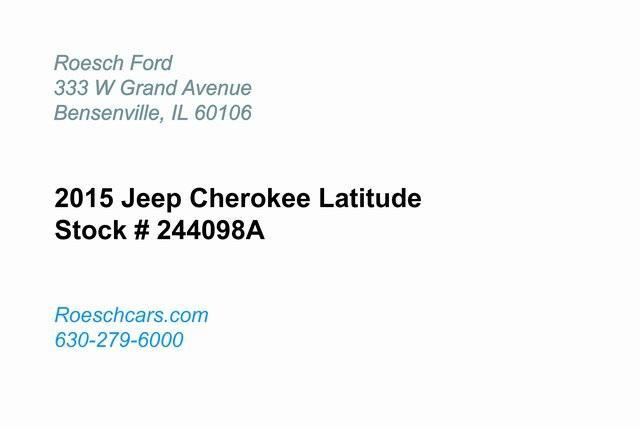 used 2015 Jeep Cherokee car, priced at $13,700