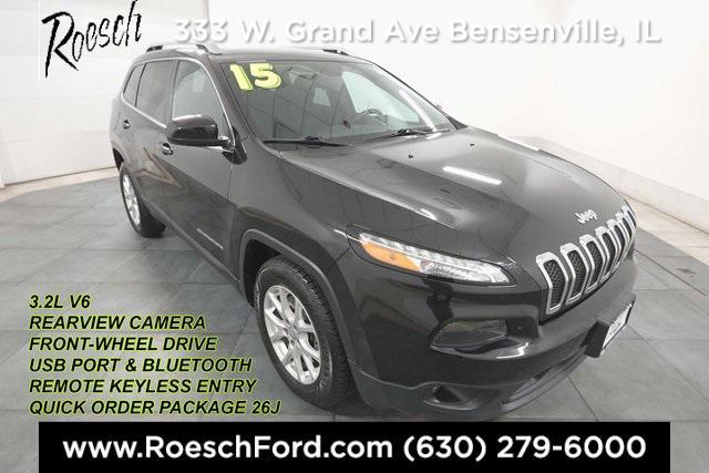 used 2015 Jeep Cherokee car, priced at $13,700