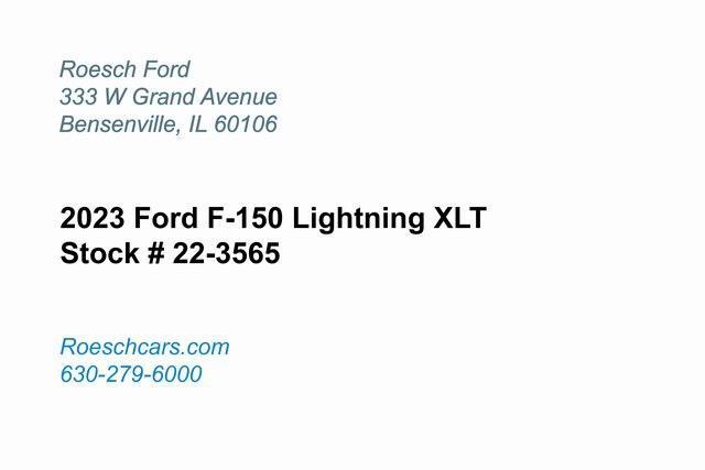 new 2023 Ford F-150 Lightning car, priced at $60,735