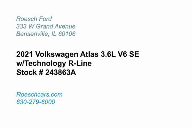 used 2021 Volkswagen Atlas car, priced at $28,000