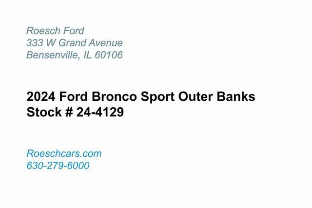 new 2024 Ford Bronco Sport car, priced at $37,462