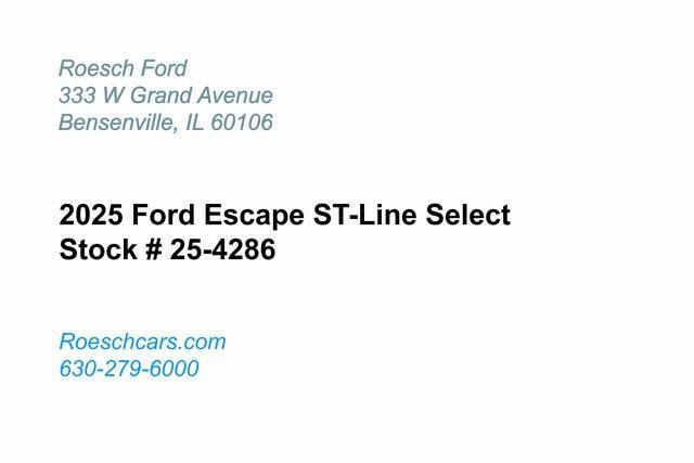 new 2025 Ford Escape car, priced at $38,560