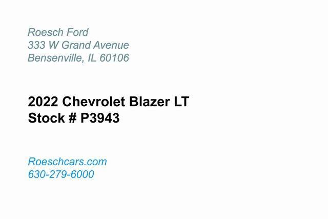 used 2022 Chevrolet Blazer car, priced at $28,500