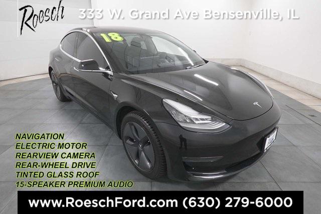 used 2018 Tesla Model 3 car, priced at $16,500