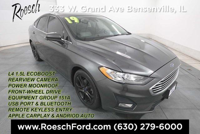 used 2019 Ford Fusion car, priced at $12,500