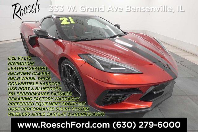 used 2021 Chevrolet Corvette car, priced at $70,000