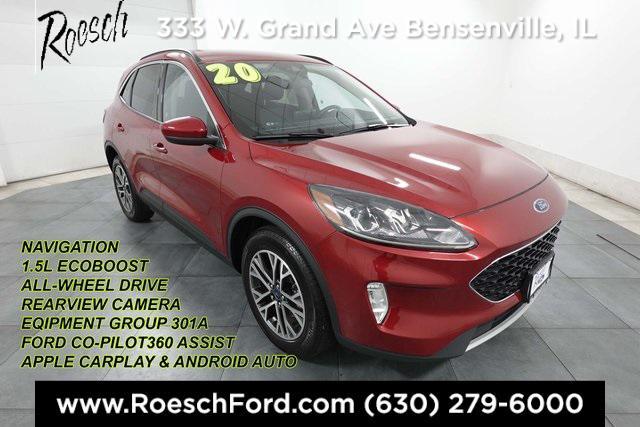 used 2020 Ford Escape car, priced at $21,800