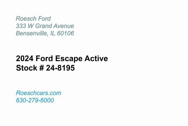 new 2024 Ford Escape car, priced at $30,185