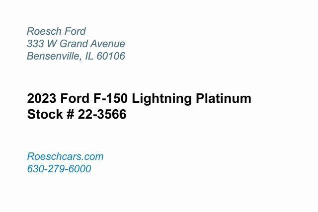 new 2023 Ford F-150 Lightning car, priced at $82,235