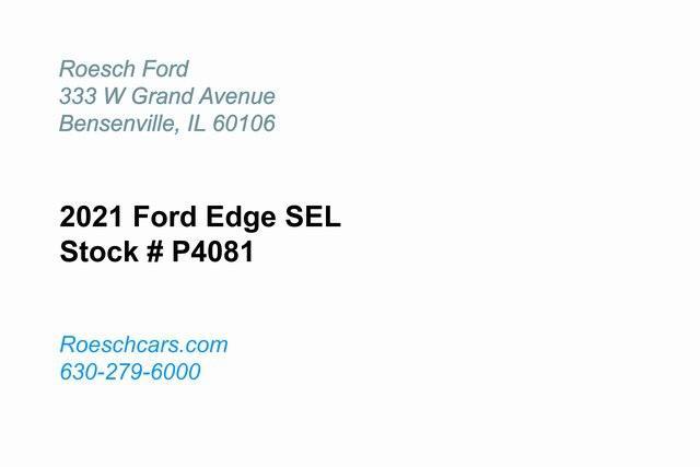 used 2021 Ford Edge car, priced at $25,500