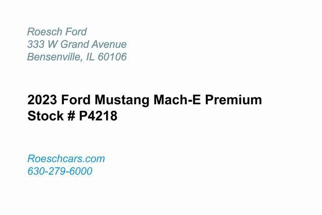 used 2023 Ford Mustang Mach-E car, priced at $35,000
