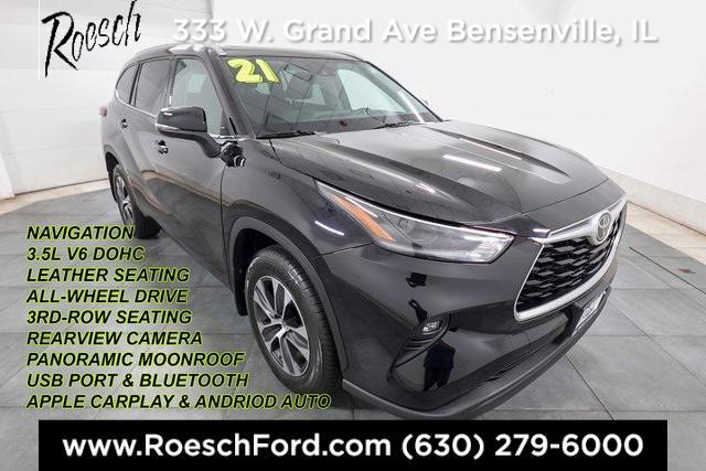 used 2021 Toyota Highlander car, priced at $31,750