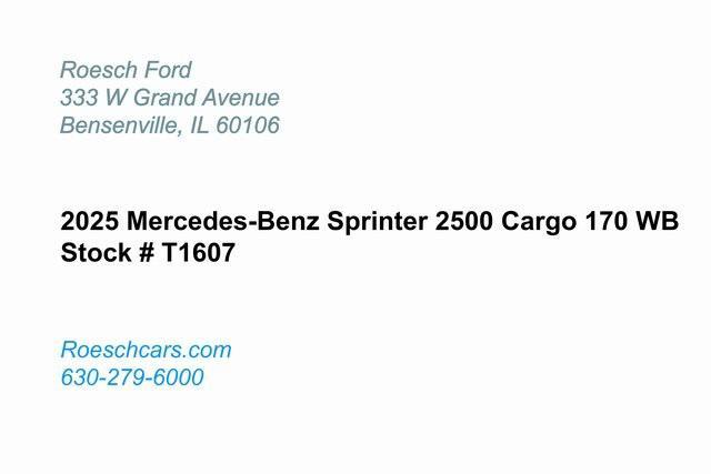 used 2025 Mercedes-Benz Sprinter 2500 car, priced at $60,000