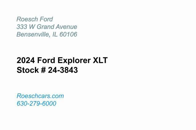 new 2024 Ford Explorer car, priced at $44,385