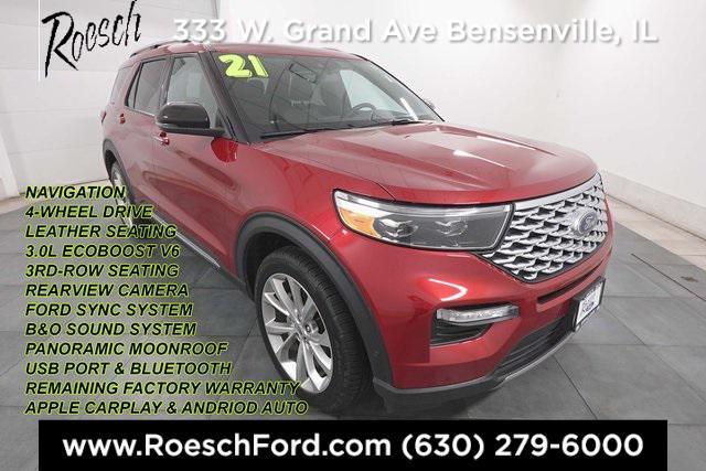 used 2021 Ford Explorer car, priced at $33,500