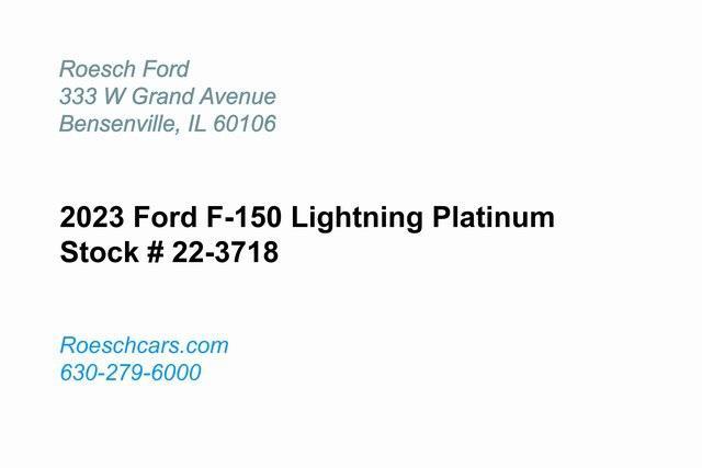 new 2023 Ford F-150 Lightning car, priced at $82,990