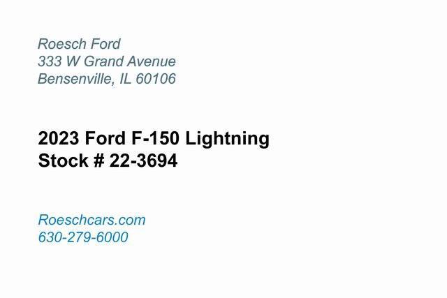 new 2023 Ford F-150 Lightning car, priced at $76,995