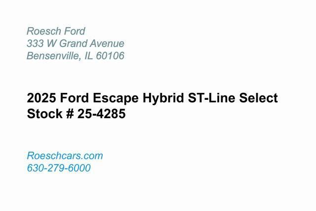 new 2025 Ford Escape car, priced at $38,725