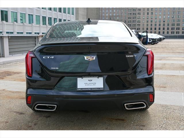 new 2025 Cadillac CT4 car, priced at $54,930