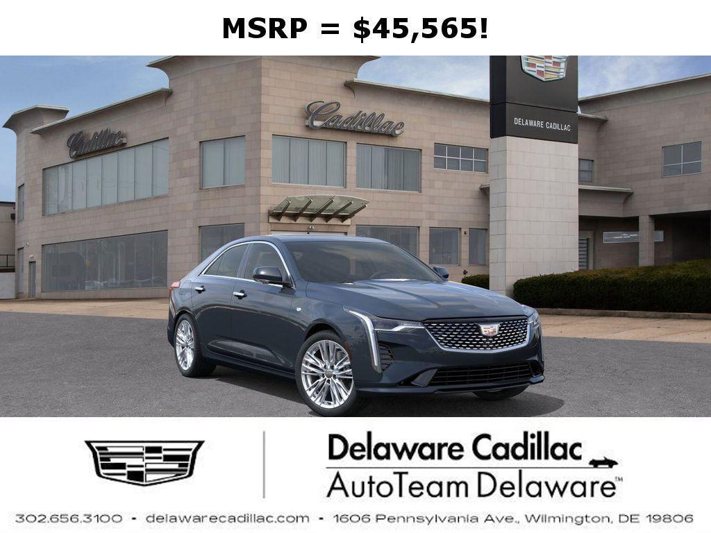 new 2025 Cadillac CT4 car, priced at $45,065