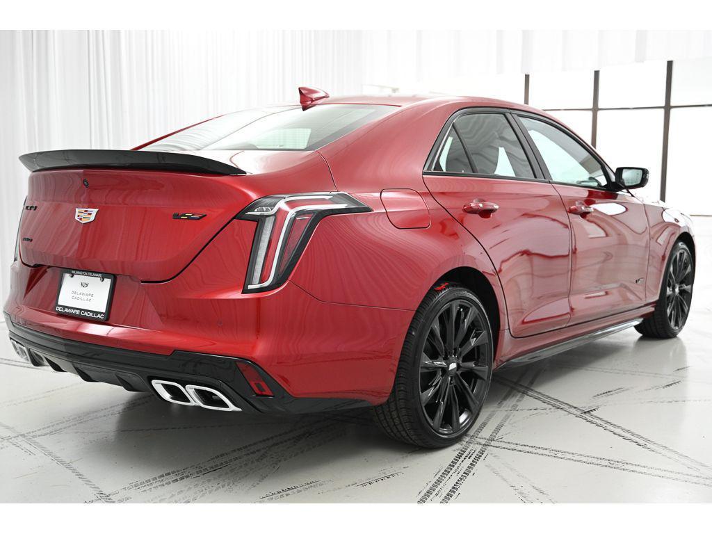 new 2025 Cadillac CT4-V car, priced at $65,425