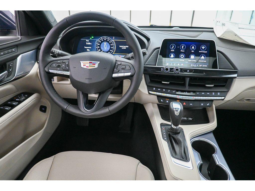 new 2025 Cadillac CT4 car, priced at $49,240