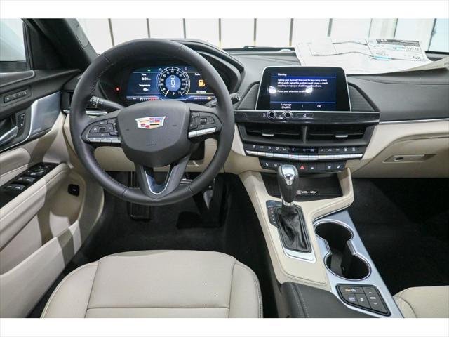 new 2025 Cadillac CT4 car, priced at $49,840