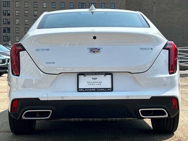 new 2025 Cadillac CT4 car, priced at $46,940