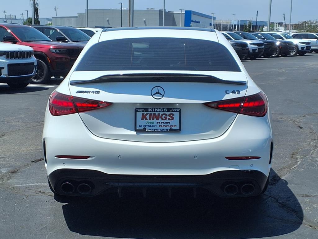 used 2025 Mercedes-Benz AMG C 43 car, priced at $55,000