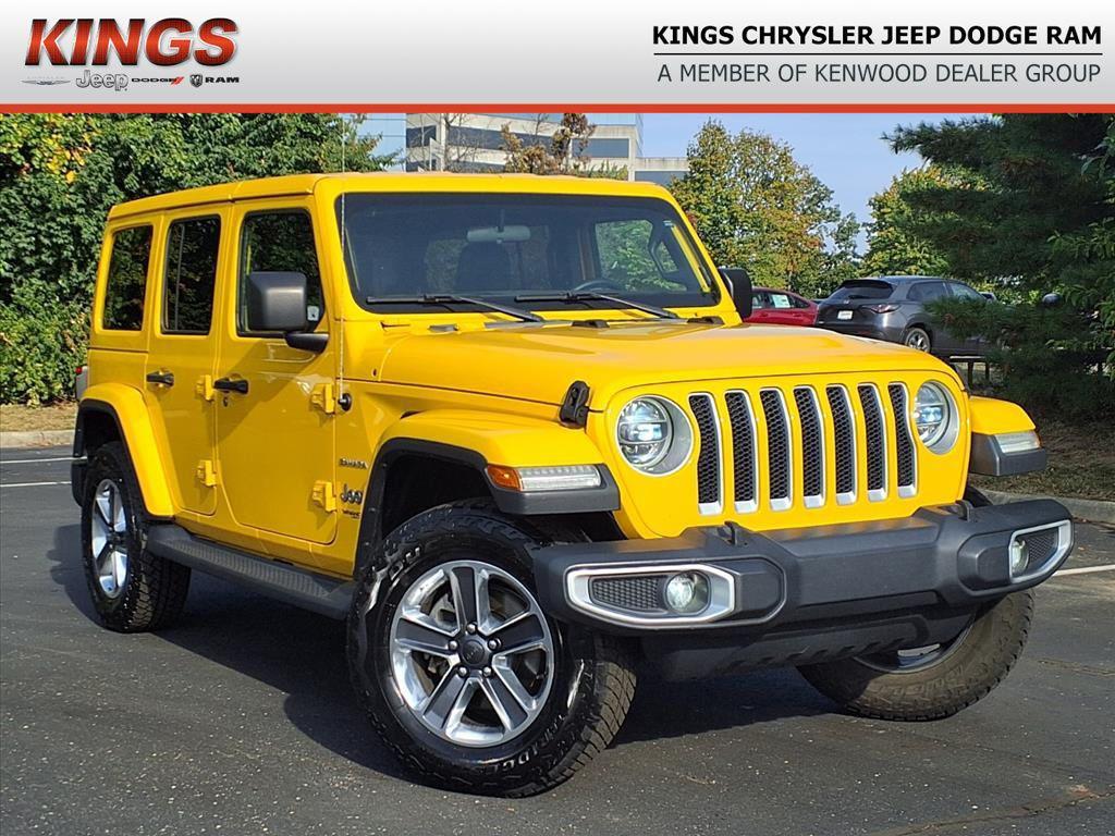 used 2020 Jeep Wrangler Unlimited car, priced at $24,011