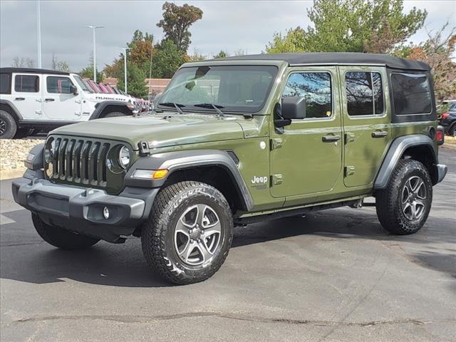 used 2021 Jeep Wrangler Unlimited car, priced at $30,702