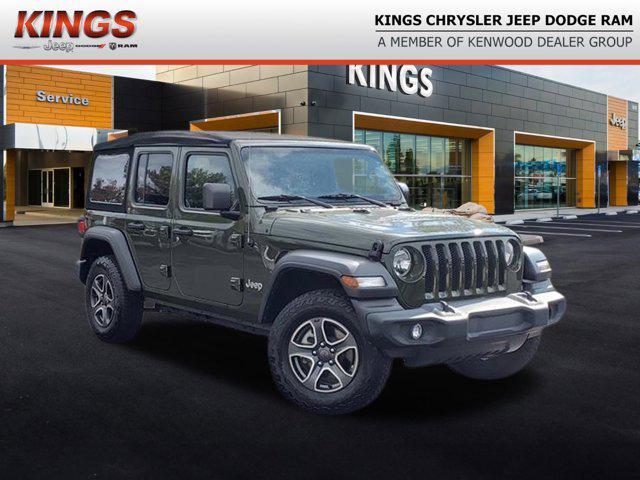 used 2021 Jeep Wrangler Unlimited car, priced at $29,566