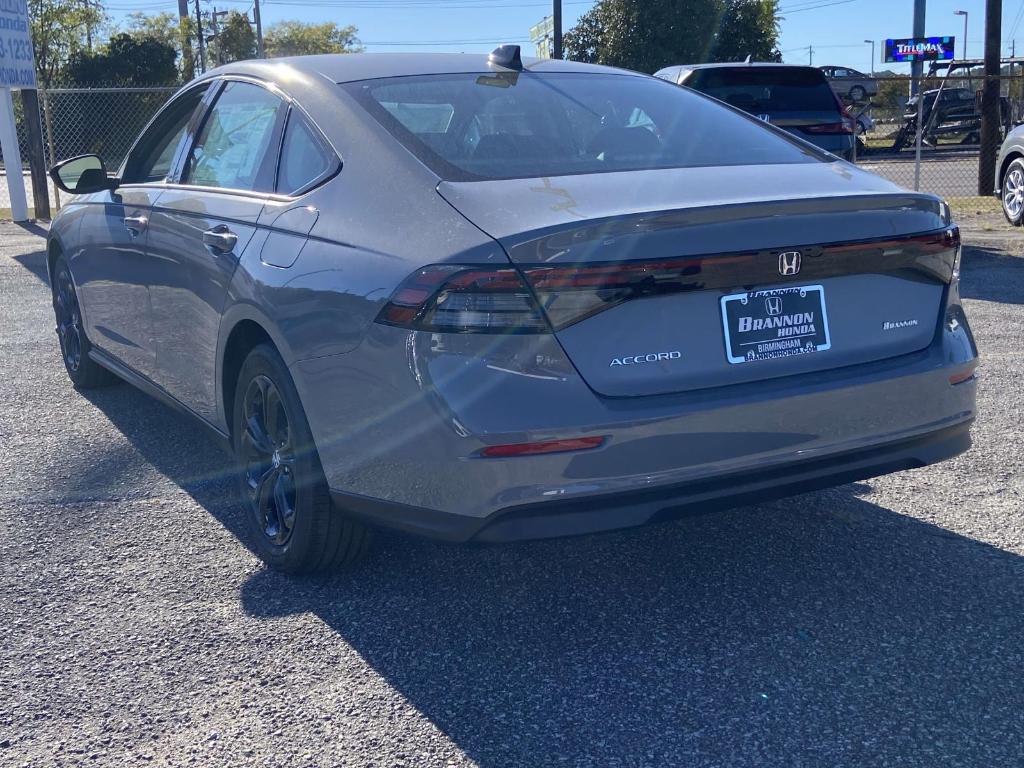 new 2025 Honda Accord car, priced at $30,750