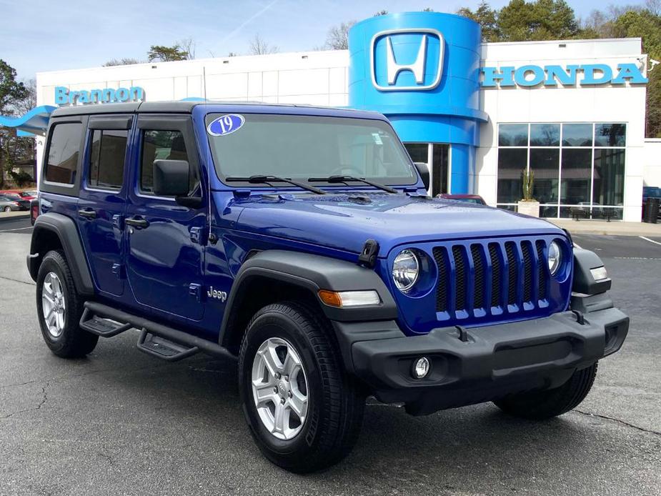 used 2019 Jeep Wrangler Unlimited car, priced at $25,000