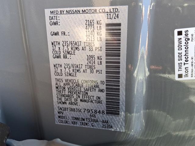 new 2025 Nissan Rogue car, priced at $35,070