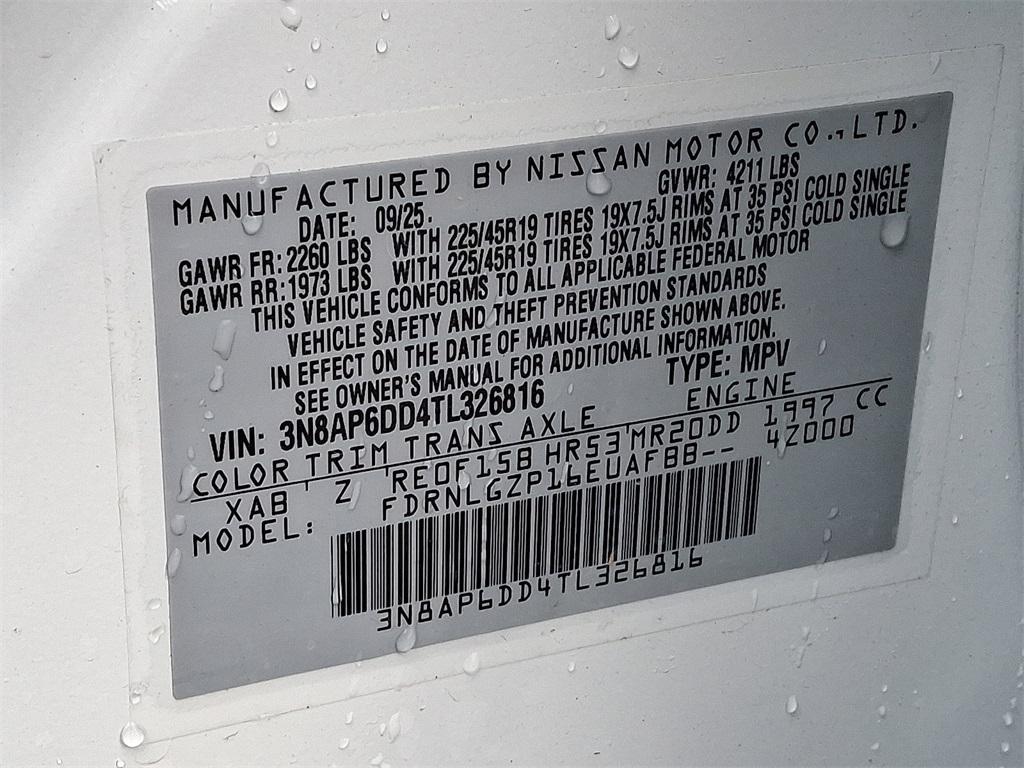 new 2026 Nissan Kicks car, priced at $32,109