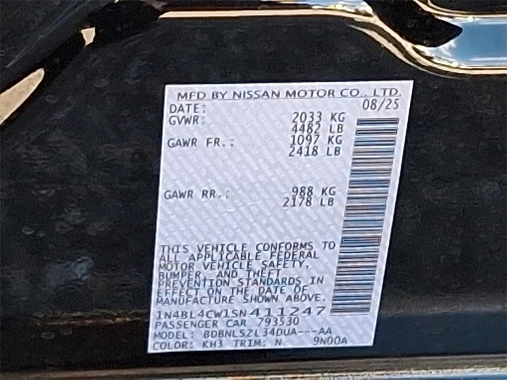 new 2025 Nissan Altima car, priced at $29,691