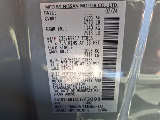 new 2025 Nissan Rogue car, priced at $32,461