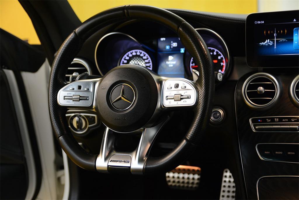used 2019 Mercedes-Benz AMG C 43 car, priced at $29,480