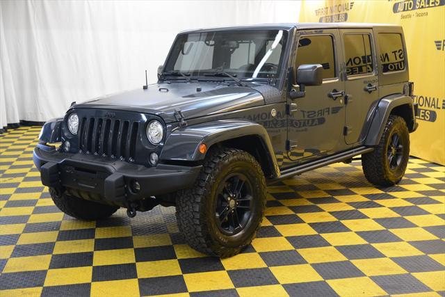 used 2017 Jeep Wrangler Unlimited car, priced at $19,980