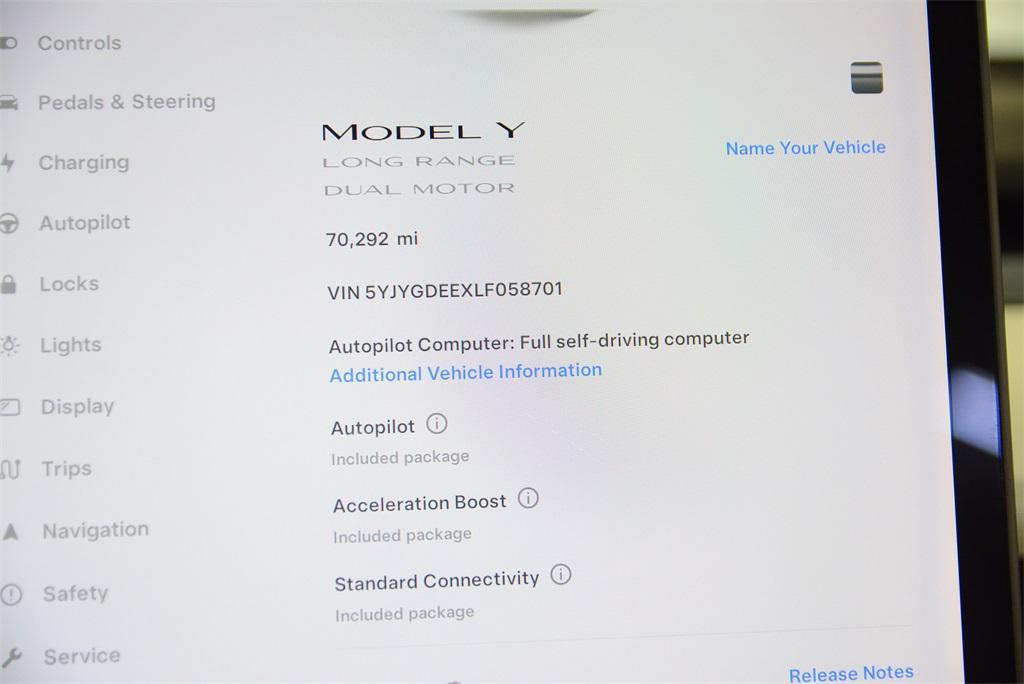 used 2020 Tesla Model Y car, priced at $24,980