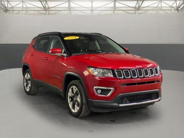 used 2021 Jeep Compass car, priced at $27,950