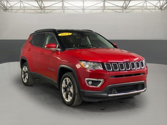 used 2021 Jeep Compass car, priced at $27,950